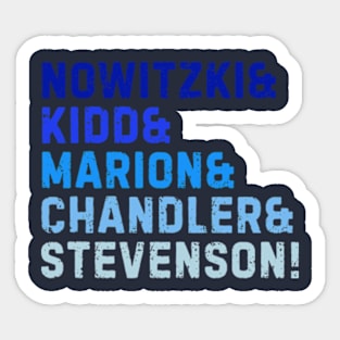 dallas mavericks Sticker